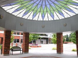 Gazebo at Clark County Public Service Center, sixth on the Columbian's list of the ten best buildings in Clark County, 2007.